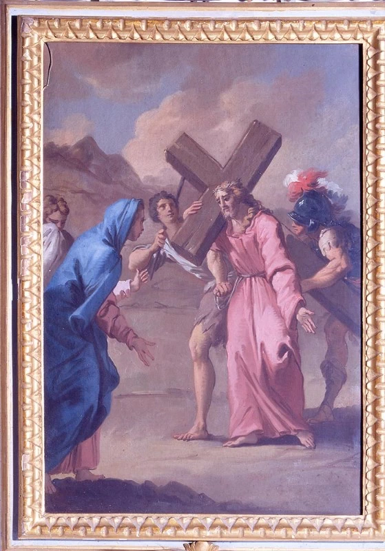 Via Crucis - Gesù incontra la Madonna, Monte san Pietro, Bologna 1
